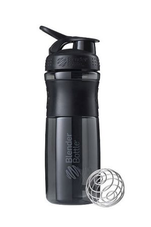 Шейкер спортивний (пляшка) BlenderBottle SportMixer Flip 28oz/820ml Black - Зображення 2