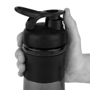 Шейкер спортивний (пляшка) BlenderBottle SportMixer Flip 28oz/820ml Black - Зображення 4