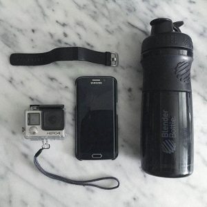 Шейкер спортивний (пляшка) BlenderBottle SportMixer Flip 28oz/820ml Black - Зображення 9
