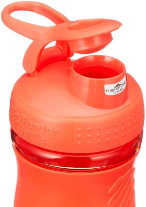 Шейкер спортивний (пляшка) BlenderBottle SportMixer Flip 28oz/820ml Coral - Зображення 4