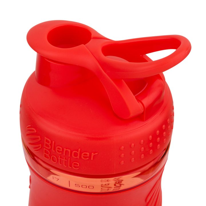Шейкер спортивний (пляшка) BlenderBottle SportMixer Flip 20oz/590ml Coral - Зображення 5