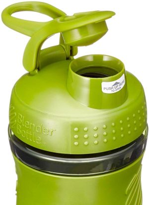 Шейкер спортивний (пляшка) BlenderBottle SportMixer Flip 28oz/820ml Moss Green - Зображення 5