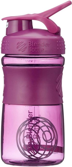 Шейкер спортивний (пляшка) BlenderBottle SportMixer Flip 20oz/590ml Plum - Зображення 2
