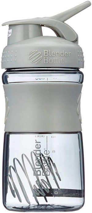 Шейкер спортивний (пляшка) BlenderBottle SportMixer Flip 20oz/590ml Grey - Зображення 4