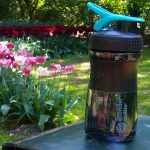 Шейкер спортивний (пляшка) BlenderBottle SportMixer Flip 20oz/590ml Black/Teal - Зображення 6