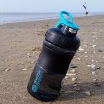 Шейкер спортивний (пляшка) BlenderBottle SportMixer Flip 20oz/590ml Black/Teal - Зображення 8