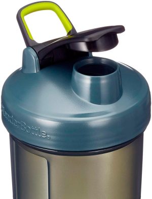Шейкер спортивний BlenderBottle Pro45 1270ml Grey/Green - Зображення 4