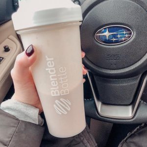 Шейкер спортивний BlenderBottle Classic Loop 28oz/820ml White - Зображення 5