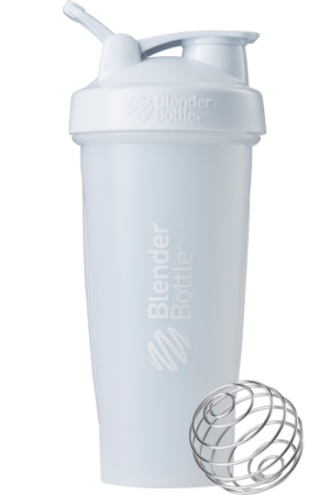 Шейкер спортивний BlenderBottle Classic Loop 28oz/820ml White - Зображення 1
