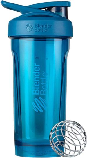 Шейкер спортивний (пляшка) BlenderBottle Strada Tritan 28oz/820ml Ocean Blue (Original) - Зображення 1