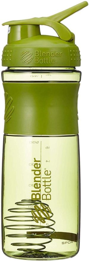 Шейкер спортивний (пляшка) BlenderBottle SportMixer Flip 28oz/820ml Moss Green - Зображення 3