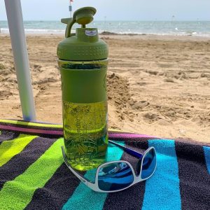 Шейкер спортивний (пляшка) BlenderBottle SportMixer Flip 28oz/820ml Moss Green - Зображення 7