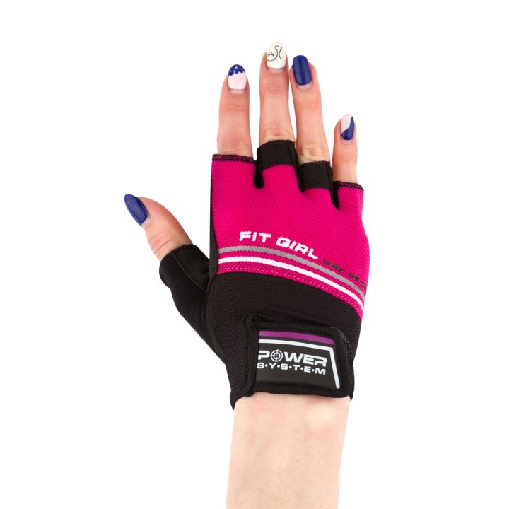 Рукавички для фітнесу Power System PS-2920 Fit Girl Evo Pink XS - Зображення 2