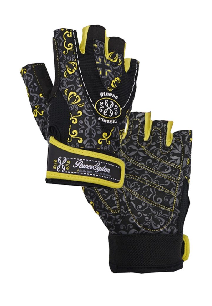 Рукавички для фітнесу Power System PS-2910 Classy Жіночі Yellow S - Зображення 4