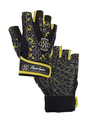 Рукавички для фітнесу Power System PS-2910 Classy Жіночі Yellow M - Зображення 4