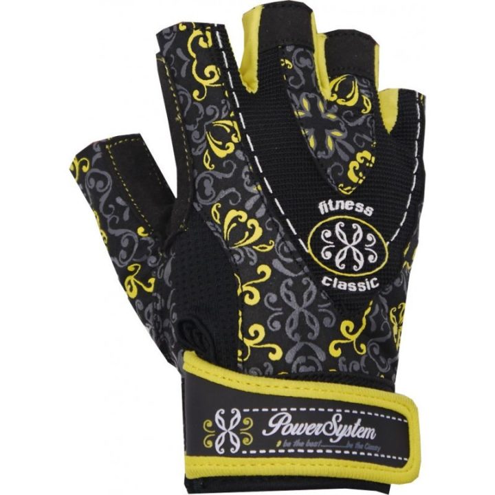 Рукавички для фітнесу Power System PS-2910 Classy Жіночі Yellow S - Зображення 2