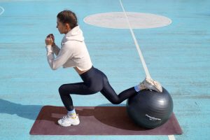М'яч для фітнесу (фітбол) Power System PS-4012 Ø65 cm PRO Gymball Black - Зображення 6