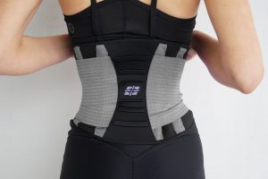 Пояс-корсет  для підтримки спини Power System PS-6031 Waist Shaper Grey S/M - Зображення 5