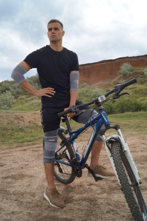 Налокітники Power System PS-6001 Elbow Support Grey (пара) L - Зображення 8