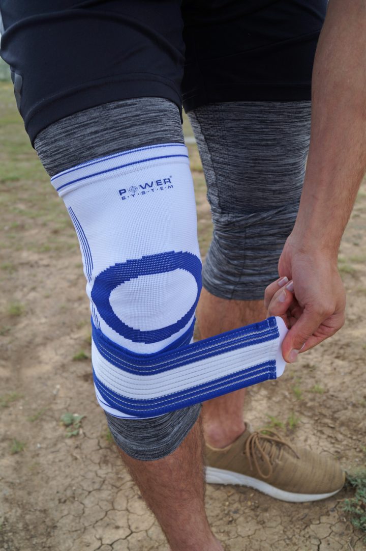 Наколінник Power System PS-6008 Knee Support Pro Blue/White (1шт.) L/XL - Зображення 6