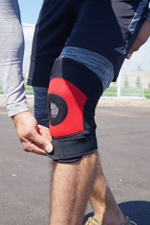 Наколінник Power System PS-6012 Neo Knee Support Black/Red (1шт.) L - Зображення 5