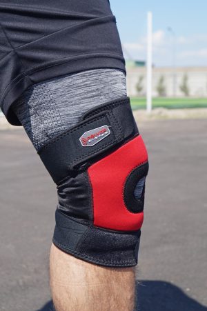 Наколінник Power System PS-6012 Neo Knee Support Black/Red (1шт.) L - Зображення 3