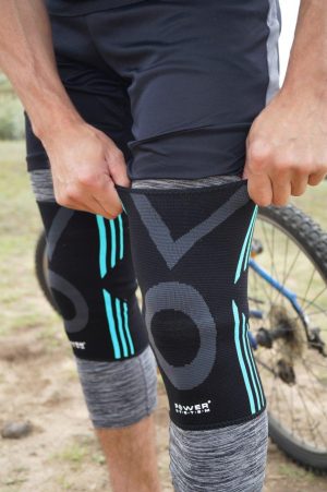 Наколінники Power System PS-6021 Knee Support Evo Black/Blue (пара) L - Зображення 4