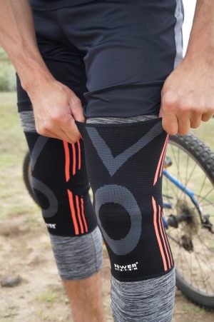 Наколінники Power System PS-6021 Knee Support Evo Black/Orange (пара) L - Зображення 2