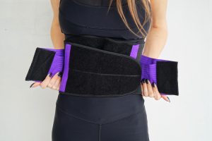 Пояс-корсет  для підтримки спини Power System PS-6031 Waist Shaper Purple S/M - Зображення 10