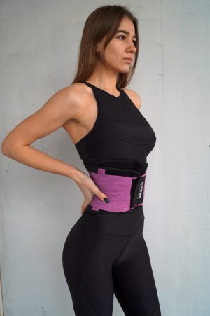 Пояс-корсет  для підтримки спини Power System PS-6031 Waist Shaper Pink L/XL - Зображення 4
