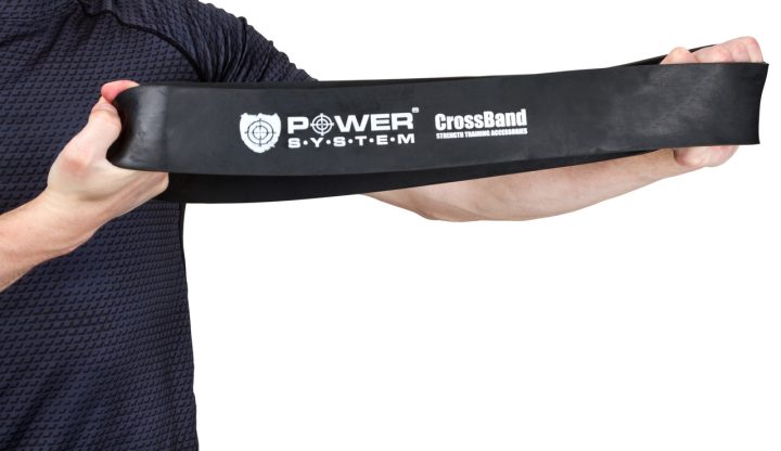 Еспандер-петля (гумка для фітнесу і кроссфіту) Power System PS-4055 CrossFit Level 5 Black (опір 25-65 кг) - Зображення 7