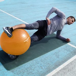 М'яч для фітнесу (фітбол) Power System PS-4013 Ø75 cm PRO Gymball Orange - Зображення 10