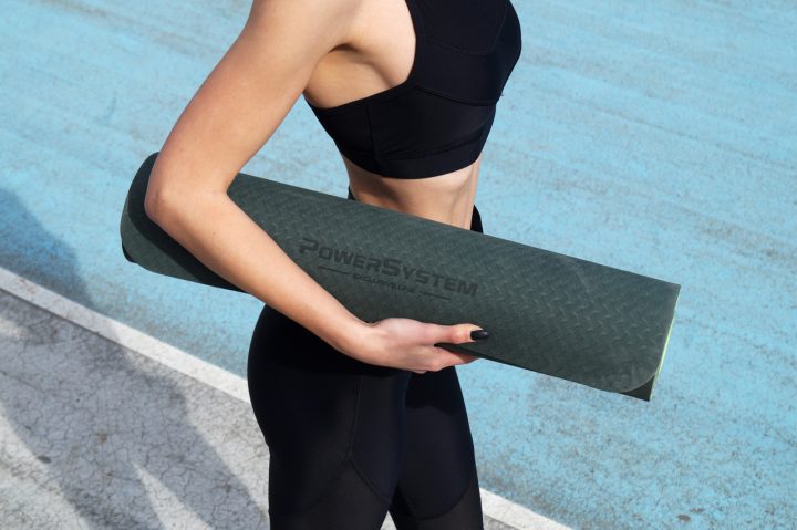 Килимок для йоги та фітнесу Power System PS-4060 TPE Yoga Mat Premium Green (183х61х0.6) - Зображення 5