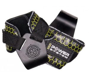 Гаки для тяги на зап'ястя Power System PS-3360 Hooks V2 Black/Yellow L - Зображення 1