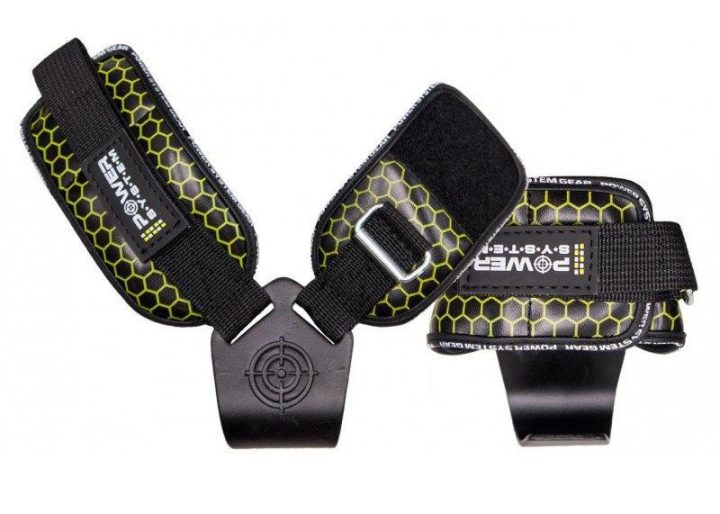 Гаки для тяги на зап'ястя Power System PS-3360 Hooks V2 Black/Yellow L - Зображення 2