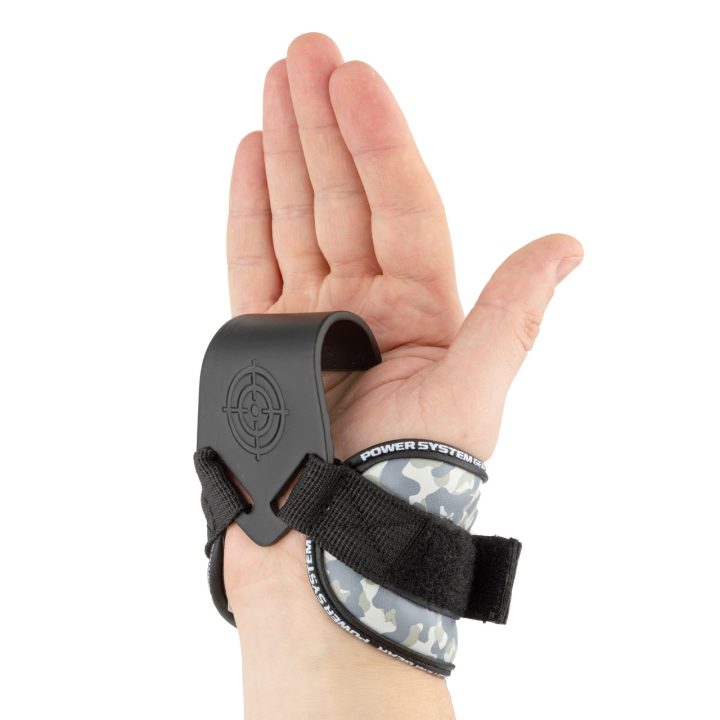 Гаки для тяги на зап'ястя Power System PS-3370 Hooks Camo Black/Grey XL - Зображення 7