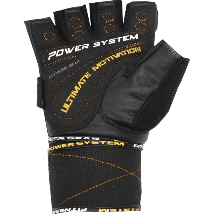 Рукавички для фітнесу Power System PS-2810 Ultimate Motivation Black/Yellow Line XL - Зображення 3