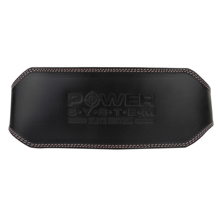 Пояс для важкої атлетики Power System PS-3030 Elite Edition шкіряний Black XL - Зображення 2