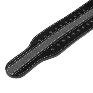 Пояс для пауерліфтингу Power System PS-3800  PowerLifting шкіряний Black/Grey Line XL - Зображення 4