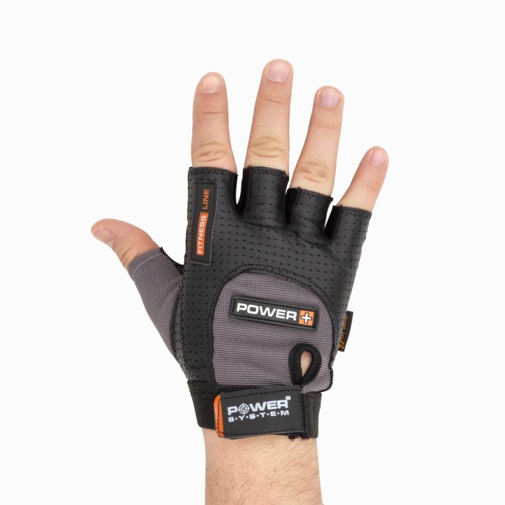 Рукавички для фітнесу Power System PS-2500 Power Plus Black/Grey M - Зображення 3