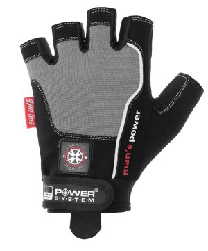 Рукавички для фітнесу Power System PS-2580 Man’s Power Black/Grey S - Зображення 2