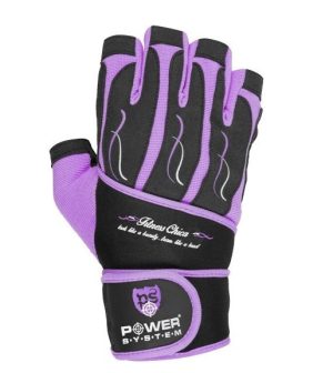 Рукавички для фітнесу Power System PS-2710 Fitness Chica жіночі Purple XS - Зображення 2