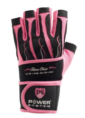 Рукавички для фітнесу Power System PS-2710 Fitness Chica жіночі Pink XS - Зображення 3