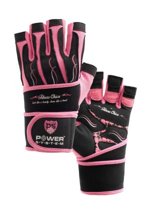 Рукавички для фітнесу Power System PS-2710 Fitness Chica жіночі Pink XS - Зображення 2