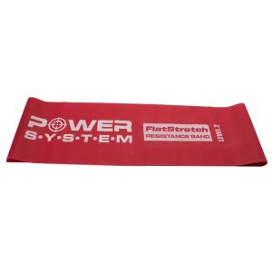 Стрічка-еспандер для спорту та реабілітації Power System PS-4122 Flat Stretch Band Level 2 Red (15-25кг.) - Зображення 4