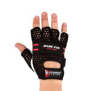 Рукавички для фітнесу Power System PS-2100 Basic EVO Black/Red Line XS - Зображення 10