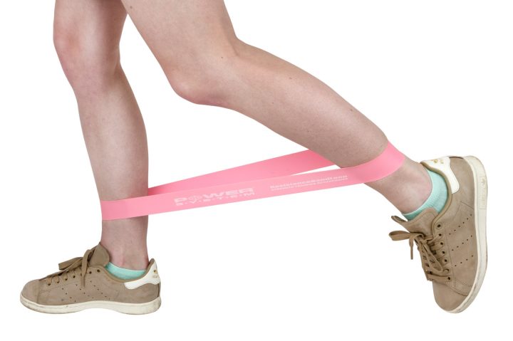 Резинка для фітнесу Power System PS-4061 Flex Loop Light Pink (опір 12кг.) - Зображення 4