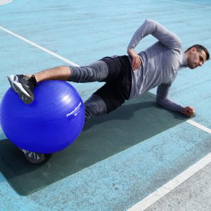 М'яч для фітнесу (фітбол) Power System PS-4012 Ø65 cm PRO Gymball Blue - Зображення 3