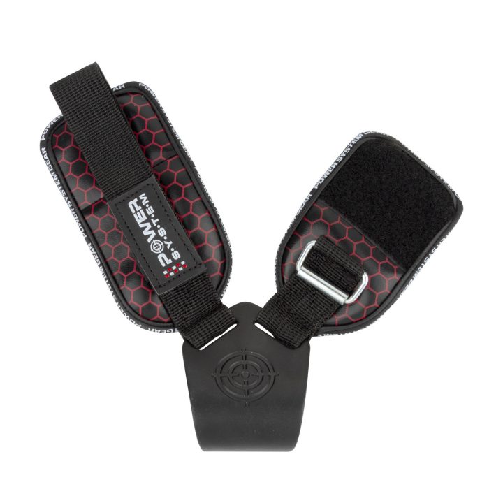 Гаки для тяги на зап'ястя Power System PS-3360 Hooks V2 Black/Red XL - Зображення 3