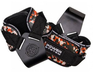 Гаки для тяги на зап'ястя Power System PS-3370 Hooks Camo Black/Red XL - Зображення 1